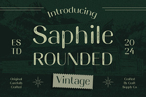 Saphile Rounded Vintage