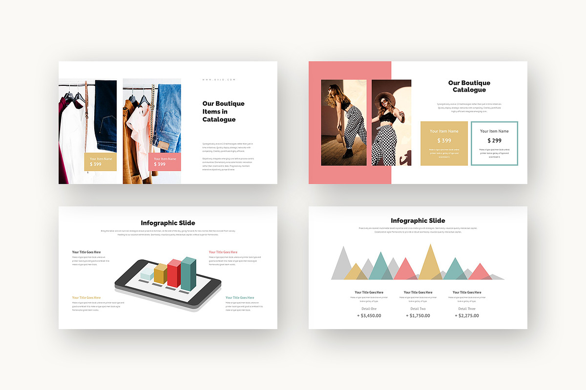 Evjo : Fashion House Powerpoint, a Presentation Template by Punkl Camp (Photo 7 of 16)
