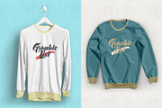 Long Sleeve T-shirt Mockups, a Shirt Mockup by simuradi (Thumbnail 3 of 5)