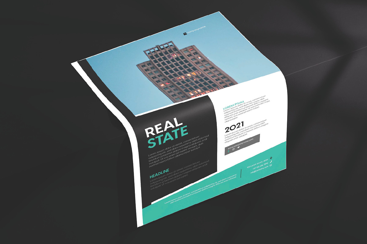 real estate sale flyer template, a Flyer Template by Workhu (Photo 4 of 4)