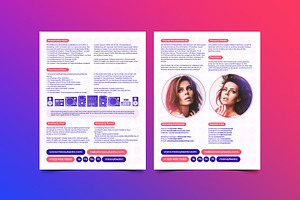 DJ Resume / Press Kit Template