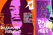 DaBrushes, a Font by vtks design (Thumbnail 3 of 3)