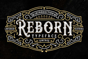 Reborn Typeface Extras