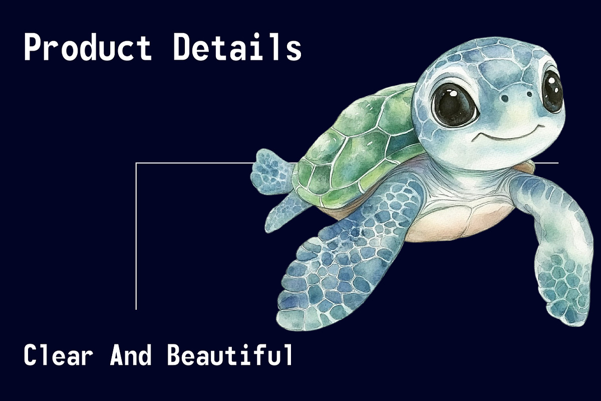 Watercolor Coastal Baby Clipart PNG, a Seasonal Illustration by CitraGraphics (Photo 6 of 6)