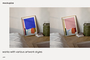 5x7 Bedroom Leaning Frame Mockup, a Household Mockup by mockupize (Thumbnail 5 of 7)