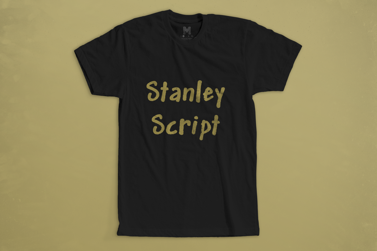 Stanley Brush Font preview 2