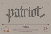 Midtown, a Blackletter Font by Omotu Studio (Thumbnail 6 of 12)