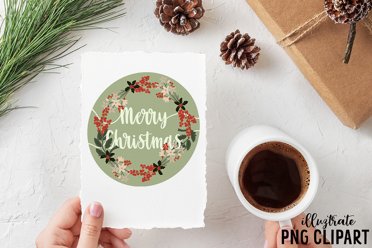 December Clipart | Winter Clipart, an Illustration by illuztrate (Photo 2 of 6)