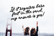 Dribelland - a handwritten font, a Script Font by Beautypes (Thumbnail 6 of 7)