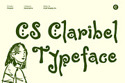 CS Claribel – Decorative Font, a Handwritten Font by Craft Supply Co. (Thumbnail 1 of 8)