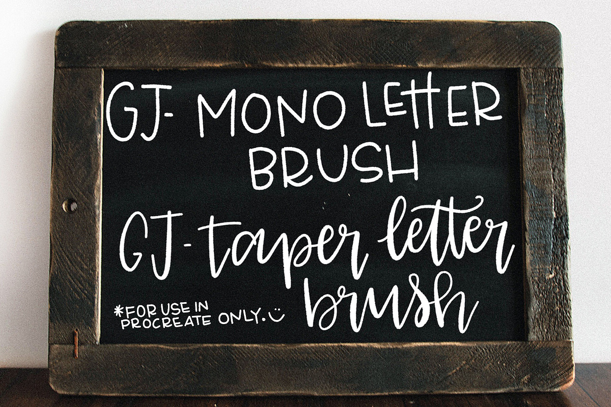 Lettering Brush Combo for Procreate, a Brush Add-On by Groovy Fonts by Mindy (Photo 3 of 3)