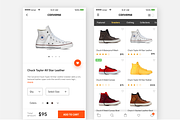 Converse product page model-sketch, a Websites & App Template by Divanraj (Thumbnail 1 of 2)