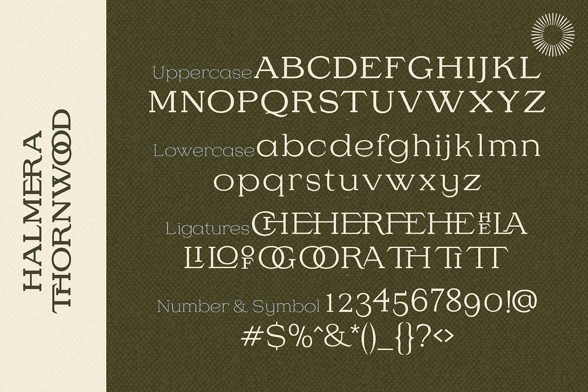 Halmera Thornwood- Serif Font Family, a Serif Font by Setara Langit CreativeStd (Photo 12 of 12)