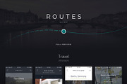 Routes iOS UI Kit, a Templates & Theme by Beans UI Goods (Thumbnail 7 of 7)