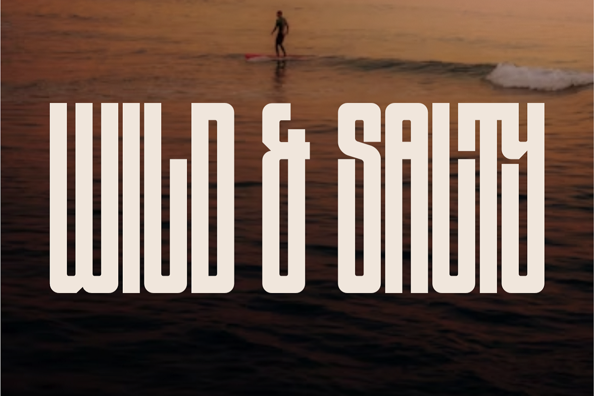Salty Sans - Condensed Sans Serif, a Sans Serif Font by Pian45 Studio (Photo 3 of 8)