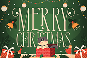 Gerabell - Condensed Christmas Serif, a Serif Font by Burntilldead (Thumbnail 12 of 12)