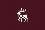 Minimalist Deer Elk Icon, an Animal Illustration by Vectorium Studio (Thumbnail 3 of 4)