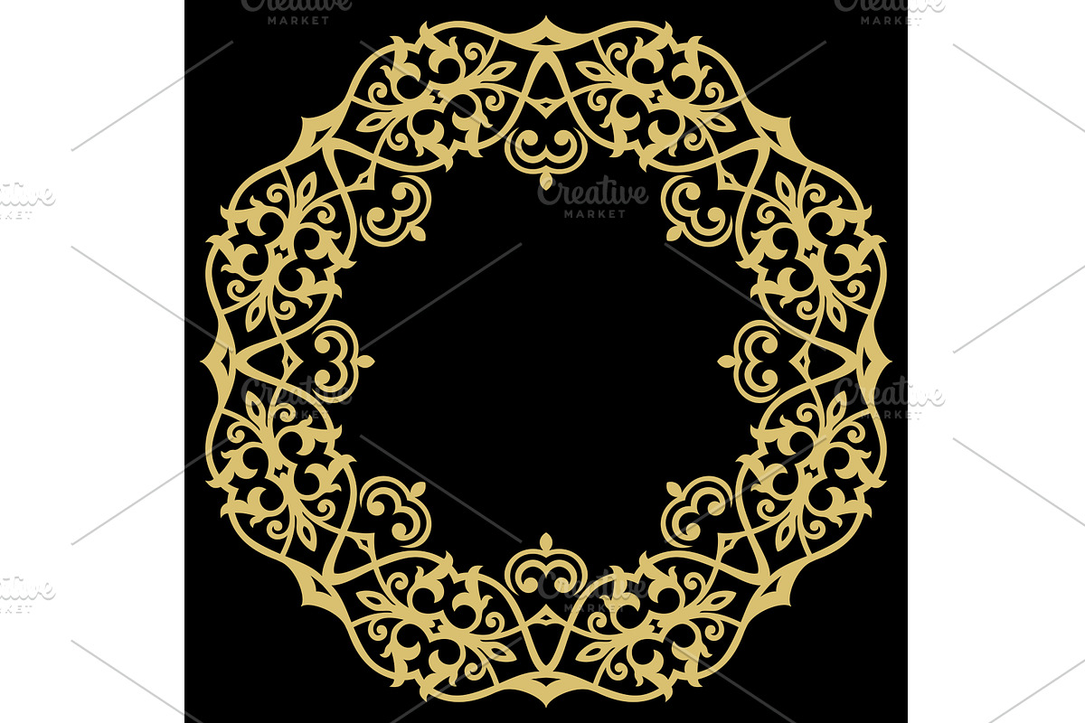 Classic Vector Fine Pattern With, an Illustration by FineArtStudio (Photo 1 of 3)