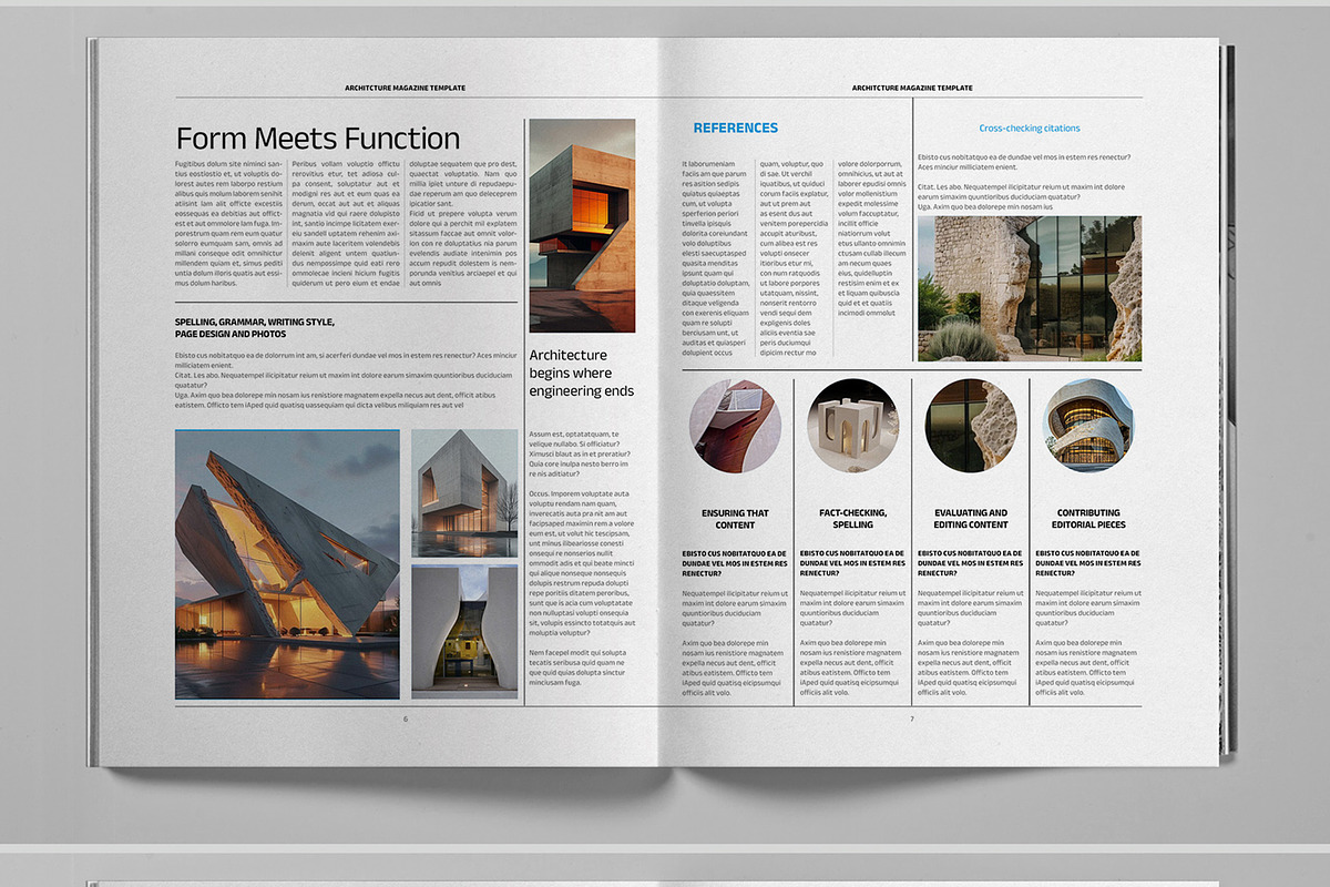 Modern Architecture Magazine, a Magazine Template by Boris Cupac (Photo 5 of 7)