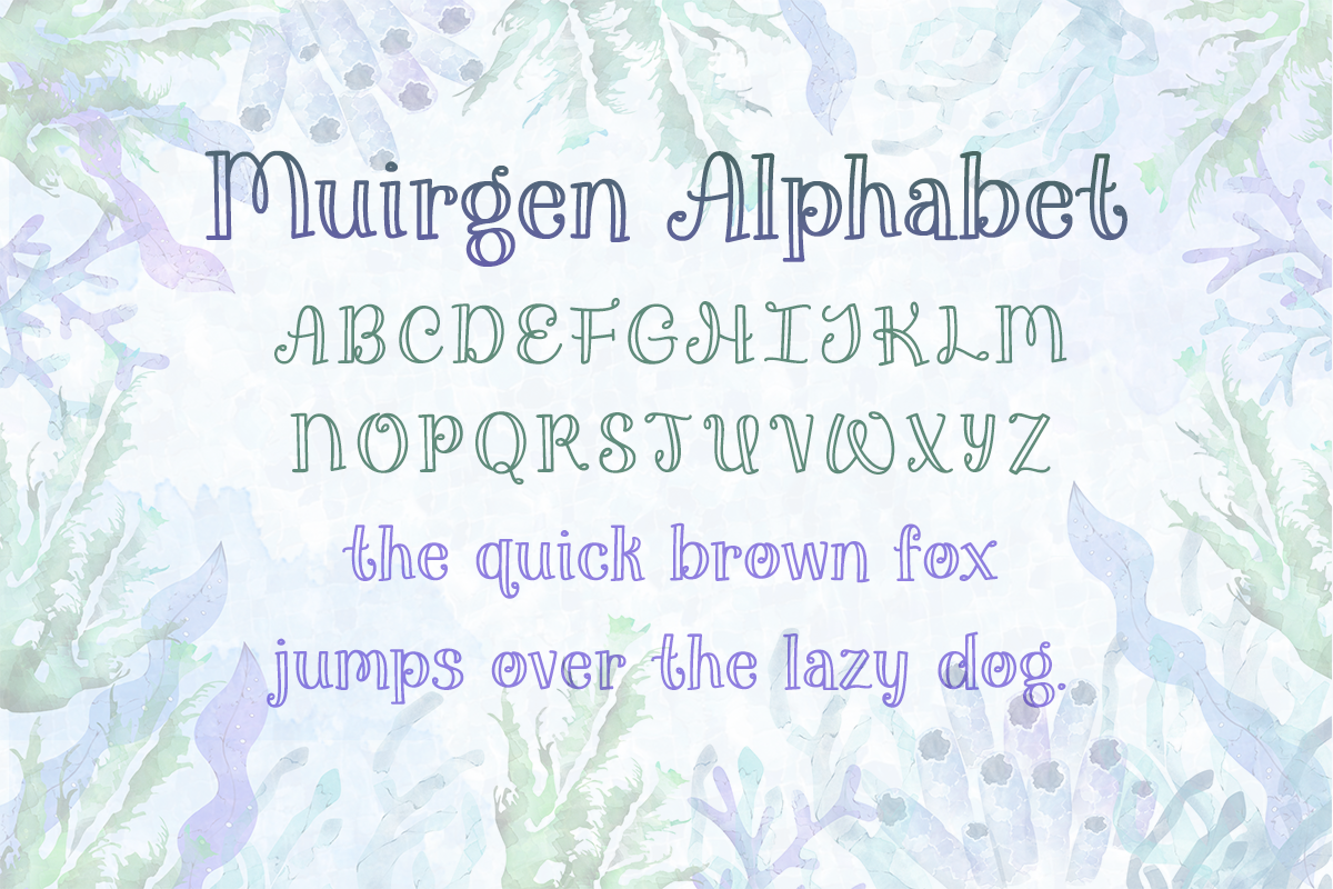 Muirgen & Aerwyna Font Duo, a Serif Font by Brittney Murphy Design (Photo 4 of 8)