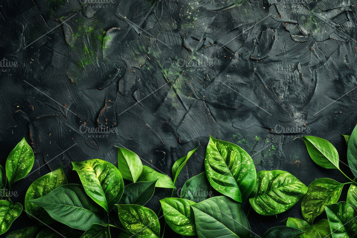 99 Frames of green leaves, a Nature Photo by Handmadefont (Photo 90 of 100)