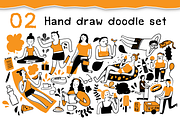 Hand Draw Doodle Set, a Person Illustration by Huza Studio (Thumbnail 3 of 7)