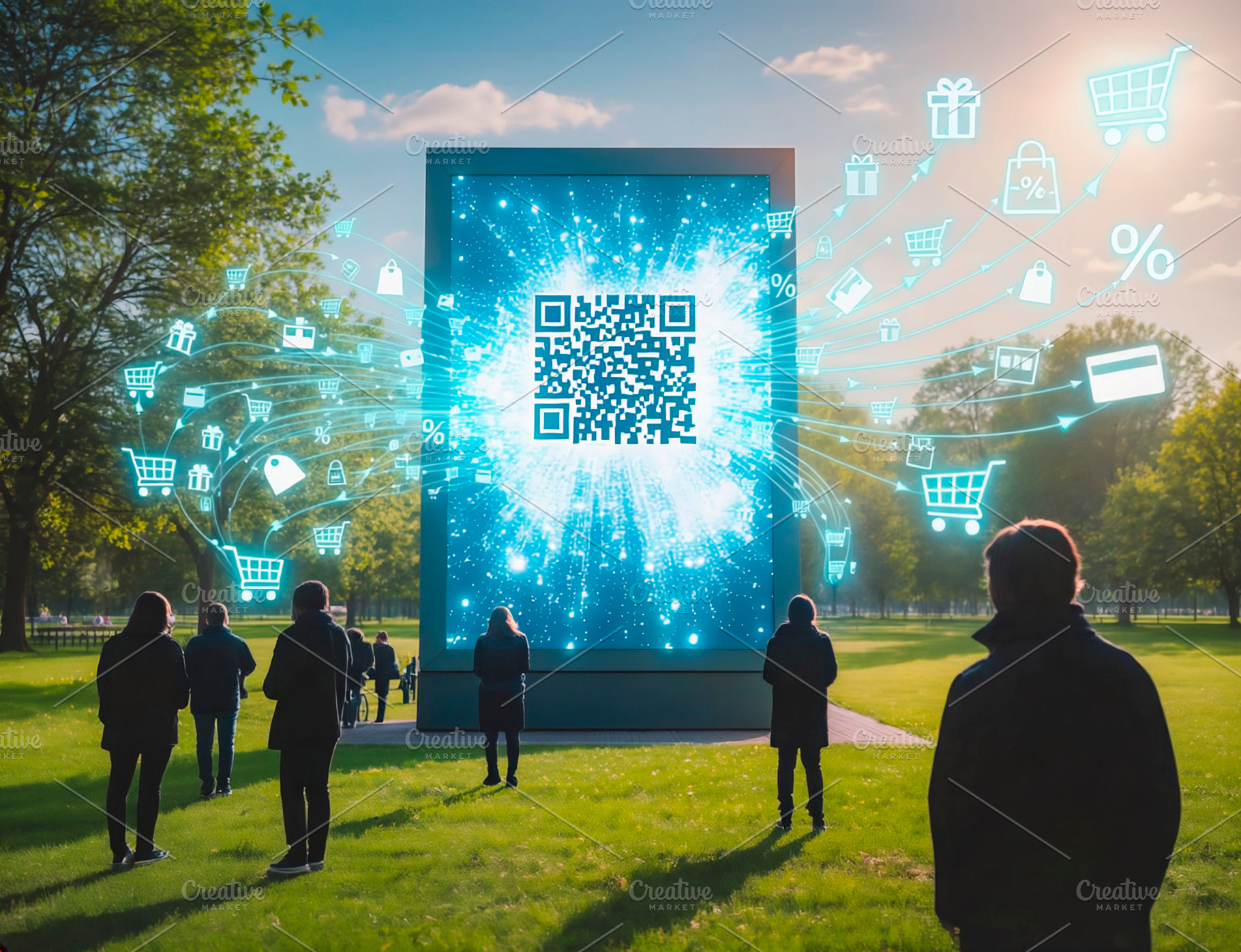 Digital transaction in daylight, a Technology Photo by DanFLCreativo