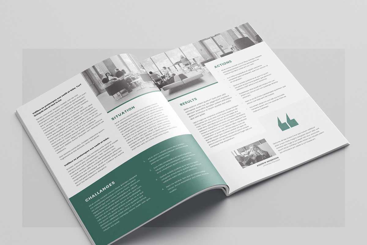 Case Study Template, Canva Template, a Brochure Template by Niofix (Photo 6 of 8)