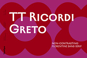 TT Ricordi Greto, a Sans Serif Font by TypeType (Thumbnail 1 of 15)