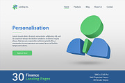 Finance Landing Pages, a Templates & Theme by Odeniz (Thumbnail 7 of 31)