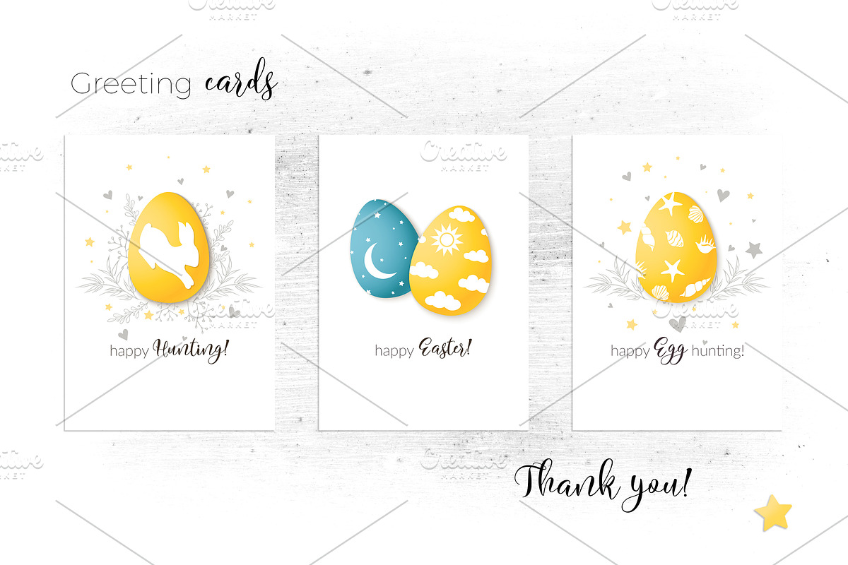 Easter in yellow & blue, a Graphic by NKTN graphics (Photo 7 of 7)