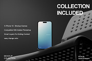 iPhone 16 Mockups, an iPhone Mockup by Aquarianz Studio (Thumbnail 3 of 4)
