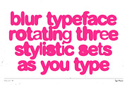Obscura TM – Automatic Blurry Type, a Sans Serif Font by Type Mania (Thumbnail 2 of 15)