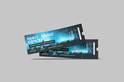 High Quality Ticket Mockup, a Print Template by lamorastudio (Thumbnail 3 of 11)