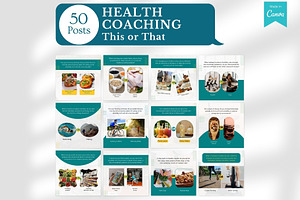 400 Health Coach - Canva Templates