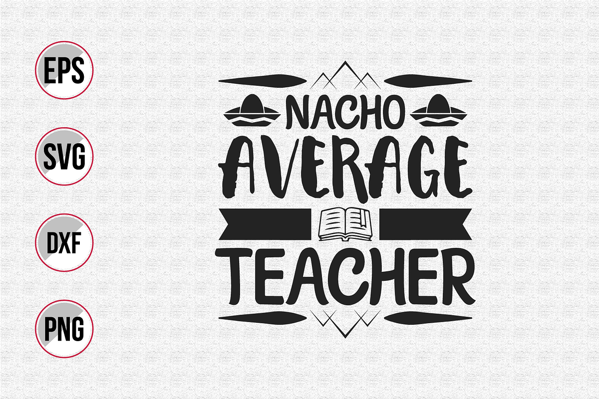 Teacher typographic quotes design., a Graphic by Uniquesvg99 (Photo 14 of 21)