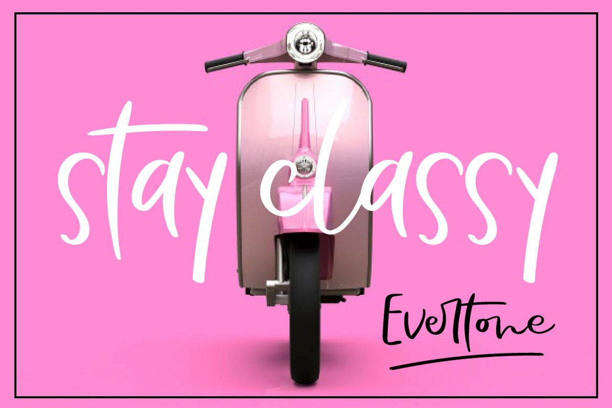 Evertone, a Script Font by AMINMARIO (Photo 8 of 10)
