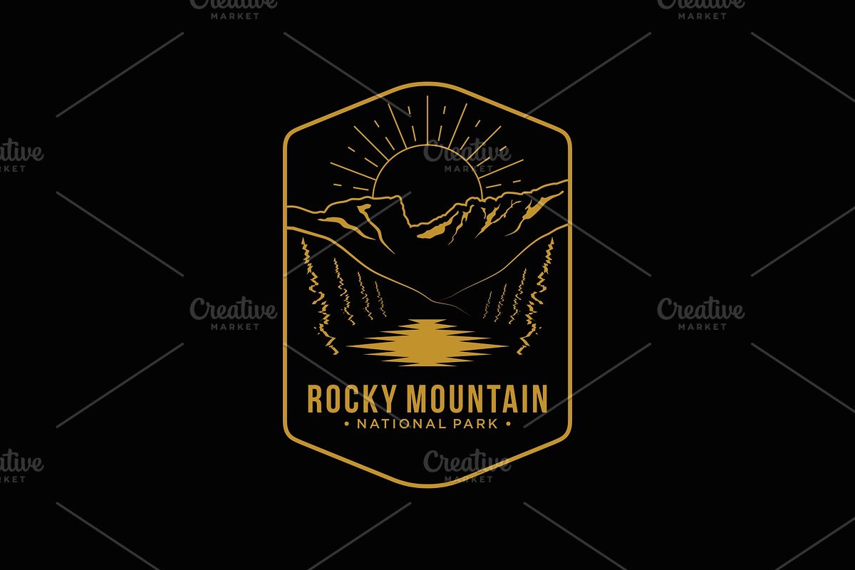 Rocky Mountain Logo Design, a Branding & Logo Template by swarnstudio