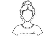 Mama Mode Mother's Day Shirt svg, a Person Illustration by Ghagra (Thumbnail 2 of 7)