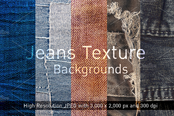 Jean Texture Backgrounds preview 6