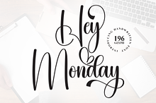 Hey Monday | Script Font