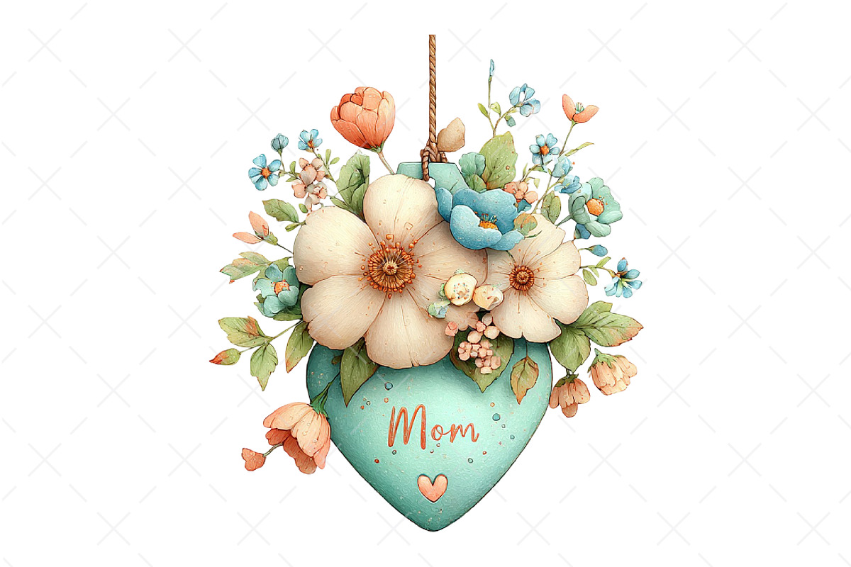 Whimsical Mother's Day Clipart, an Illustration by Craft Nest (Photo 10 of 11)