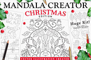 Christmas Holiday Mandala Creator, a Plug-in Add-On by Drifter Studio (Thumbnail 2 of 8)