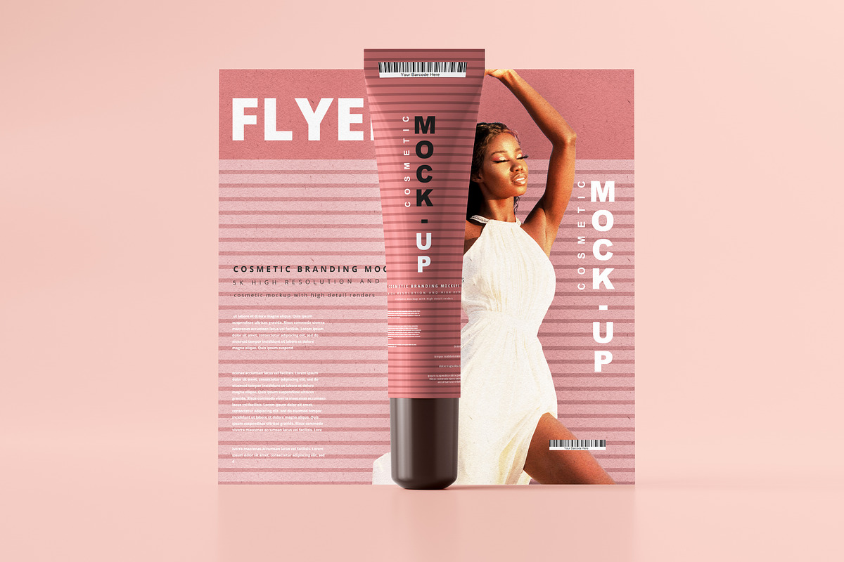 250+ Cosmetic Branding Mockup Bundle, a Cups & Container Mockup by pmvch (Photo 78 of 273)