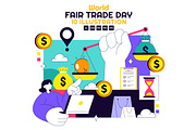 10 World Fair Trade Day Illustration, a Finance Illustration by denayunebgt (Thumbnail 1 of 4)