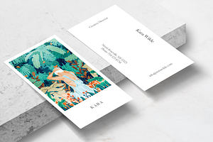 Backyard Business Card Template