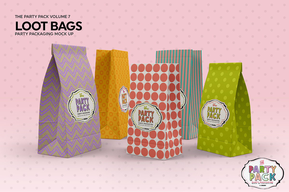 Vol.7 Party Packaging Mockups, a Packaging Mockup by INCDesign (Photo 6 of 18)