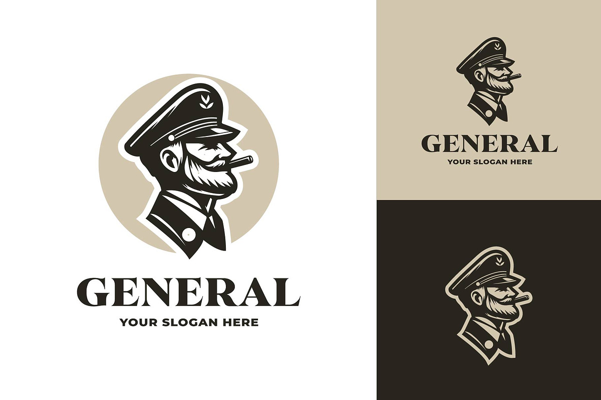 Army General Commander Military Logo, a Branding & Logo Template by funpixel
