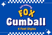Fox Gumball : 4 Font Styles