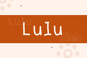 Lulu – Playful Handwritten Font, a Handwritten Font by adenpinkstore (Thumbnail 1 of 5)